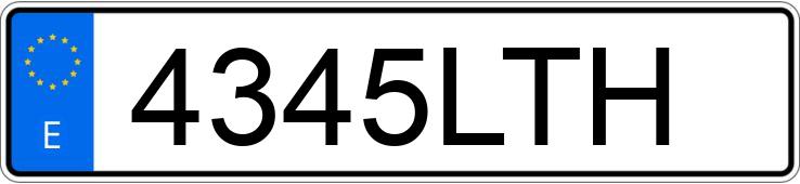 Numer rejestracyjny 4345LTH posiada VOLVO FH13
