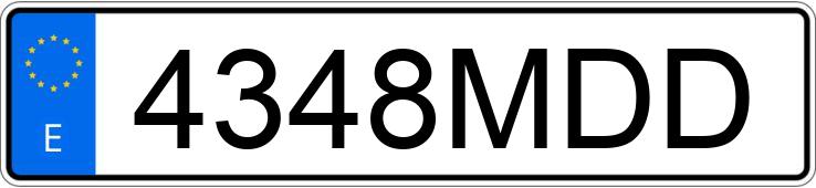 Numer rejestracyjny 4348MDD posiada FORD FOCUS Numer rejestracyjny 4348MDD posiada FORD FOCUS