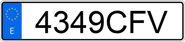 Numer rejestracyjny 4349CFV posiada CITROEN C8 Numer rejestracyjny 4349CFV posiada CITROEN C8