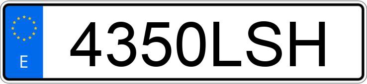 Numer rejestracyjny 4350LSH posiada PEUGEOT 5008