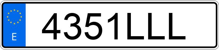 Numer rejestracyjny 4351LLL posiada RENAULT MEGANE Numer rejestracyjny 4351LLL posiada RENAULT MEGANE