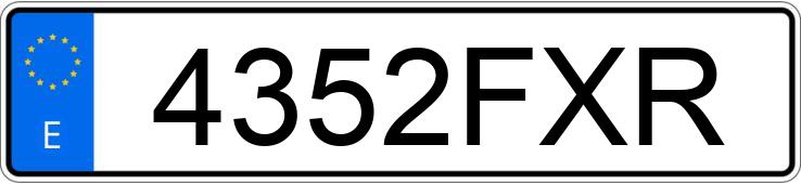 Numer rejestracyjny 4352FXR posiada OPEL ASTRA Numer rejestracyjny 4352FXR posiada OPEL ASTRA