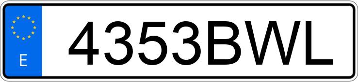 Numer rejestracyjny 4353BWL posiada CITROEN C5 Numer rejestracyjny 4353BWL posiada CITROEN C5