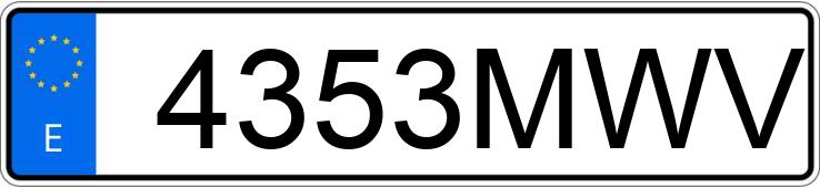 Numer rejestracyjny 4353MWV posiada SUZUKI VITARA Numer rejestracyjny 4353MWV posiada SUZUKI VITARA