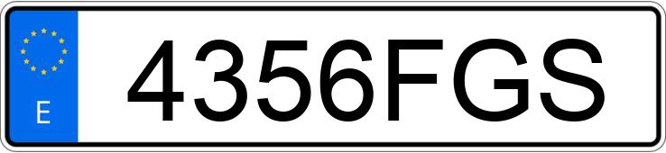 Numer rejestracyjny 4356FGS posiada HYOSUNG GT 650