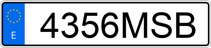Numer rejestracyjny 4356MSB posiada NISSAN QASHQAI Numer rejestracyjny 4356MSB posiada NISSAN QASHQAI