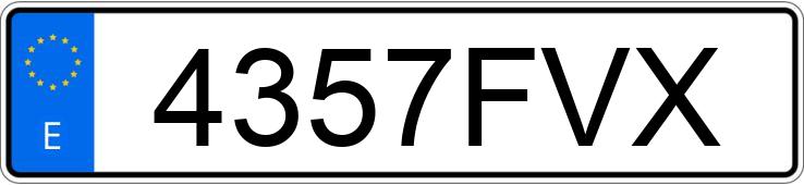 Numer rejestracyjny 4357FVX posiada VOLKSWAGEN GOLF Numer rejestracyjny 4357FVX posiada VOLKSWAGEN GOLF