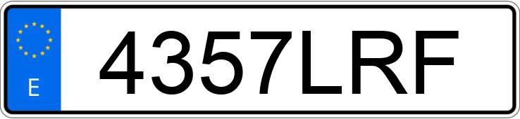 Il numero di registrazione 4357LRF ha MAZDA CX-30