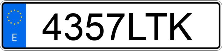 Numer rejestracyjny 4357LTK posiada CITROEN BERLINGO