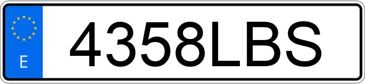 Numer rejestracyjny 4358LBS posiada AUDI Q2