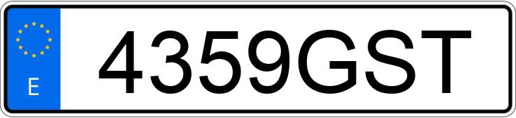 Numer rejestracyjny 4359GST posiada OPEL ASTRA