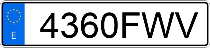 Numer rejestracyjny 4360FWV posiada SEAT LEON Numer rejestracyjny 4360FWV posiada SEAT LEON