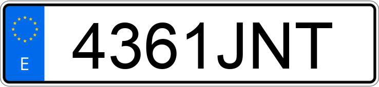 Numer rejestracyjny 4361JNT posiada SEAT LEON