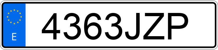 Numer rejestracyjny 4363JZP posiada FIAT TIPO Numer rejestracyjny 4363JZP posiada FIAT TIPO