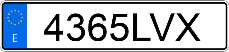 Numer rejestracyjny 4365LVX posiada VOLKSWAGEN TRANSPORTER Numer rejestracyjny 4365LVX posiada VOLKSWAGEN TRANSPORTER