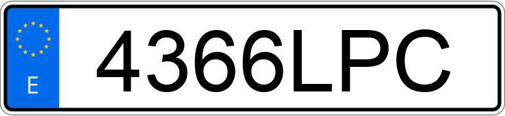 Numer rejestracyjny 4366LPC posiada MERCEDES GLC (253)