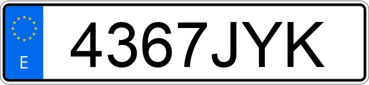 Numer rejestracyjny 4367JYK posiada MAZDA CX-5