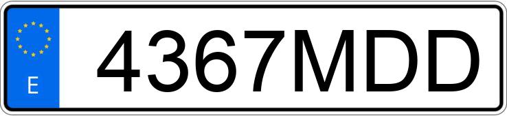 Numer rejestracyjny 4367MDD posiada FORD FOCUS Numer rejestracyjny 4367MDD posiada FORD FOCUS