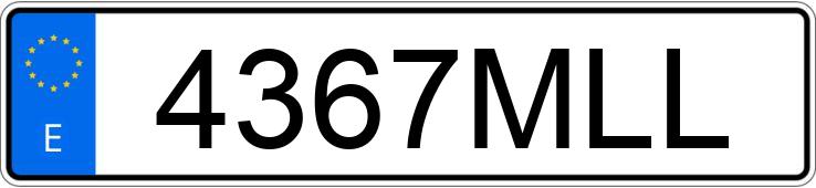 Numer rejestracyjny 4367MLL posiada MERCEDES A (177)