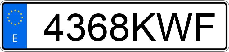 Numer rejestracyjny 4368KWF posiada JAGUAR E PACE Numer rejestracyjny 4368KWF posiada JAGUAR E PACE