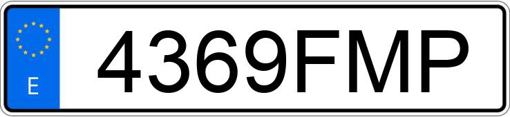Die Registrierungsnummer 4369FMP hat BMW SERIE 3 Die Registrierungsnummer 4369FMP hat BMW SERIE 3