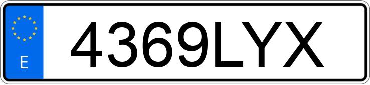 Numer rejestracyjny 4369LYX posiada OPEL CORSA Numer rejestracyjny 4369LYX posiada OPEL CORSA