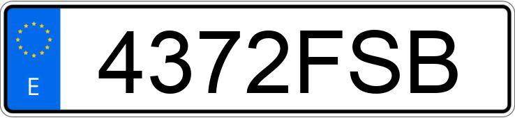 Numer rejestracyjny 4372FSB posiada BMW SERIE 3