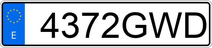 Le numéro d’enregistrement 4372GWD a CHEVROLET-GM AVEO Le numéro d’enregistrement 4372GWD a CHEVROLET-GM AVEO
