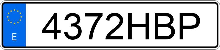 Numer rejestracyjny 4372HBP posiada SKODA SUPERB Numer rejestracyjny 4372HBP posiada SKODA SUPERB