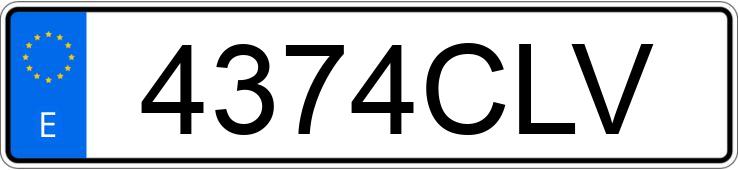 Numer rejestracyjny 4374CLV posiada VOLKSWAGEN PASSAT Numer rejestracyjny 4374CLV posiada VOLKSWAGEN PASSAT