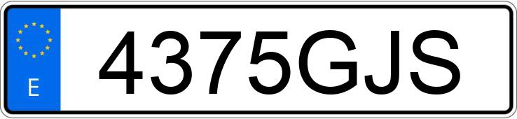 Il numero di registrazione 4375GJS ha OPEL VECTRA