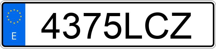 Numer rejestracyjny 4375LCZ posiada APRILIA SHIVER