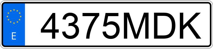 Numer rejestracyjny 4375MDK posiada KIA NIRO