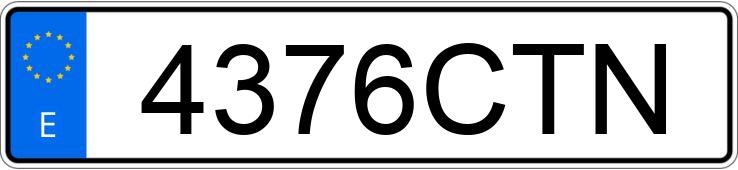 Numer rejestracyjny 4376CTN posiada RENAULT SCENIC PACK AUTHENTIQUE 1.6