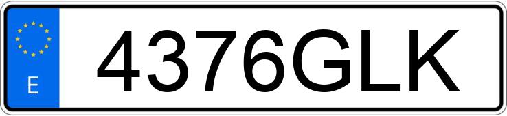 Numer rejestracyjny 4376GLK posiada SKODA OCTAVIA