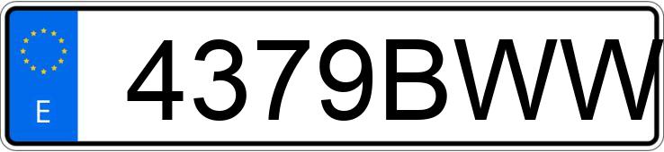 Numer rejestracyjny 4379BWW posiada TOYOTA LAND CRUISER