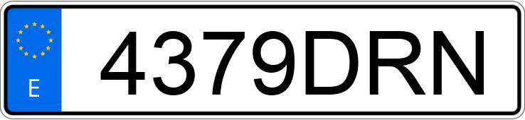 Numer rejestracyjny 4379DRN posiada ALFA ROMEO 147