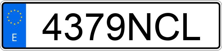 Numer rejestracyjny 4379NCL posiada NISSAN QASHQAI Numer rejestracyjny 4379NCL posiada NISSAN QASHQAI