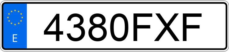 Numer rejestracyjny 4380FXF posiada NISSAN MICRA