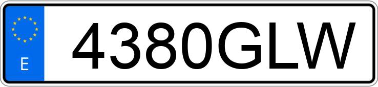 Numer rejestracyjny 4380GLW posiada Daelim 
