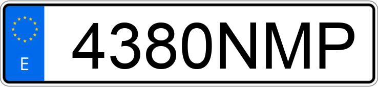 Numer rejestracyjny 4380NMP posiada BYD SEAL U