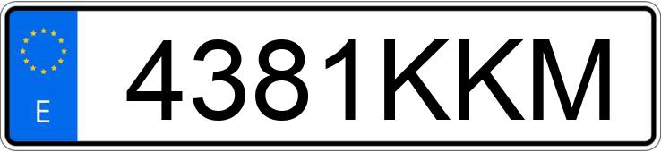 Numer rejestracyjny 4381KKM posiada BMW SERIE 7 Numer rejestracyjny 4381KKM posiada BMW SERIE 7