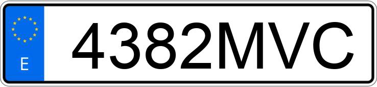 Numer rejestracyjny 4382MVC posiada MERCEDES GLE (167)