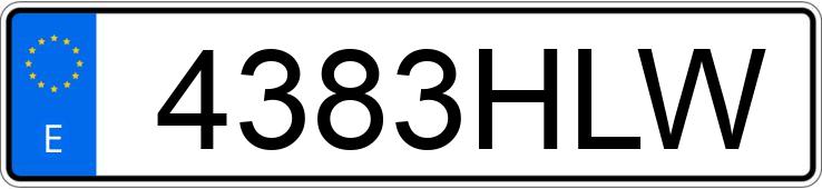 Numer rejestracyjny 4383HLW posiada RENAULT GRAND SCENIC Numer rejestracyjny 4383HLW posiada RENAULT GRAND SCENIC