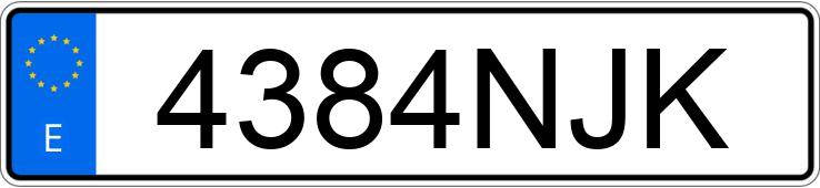 Numer rejestracyjny 4384NJK posiada COMARTH T-TRUCK