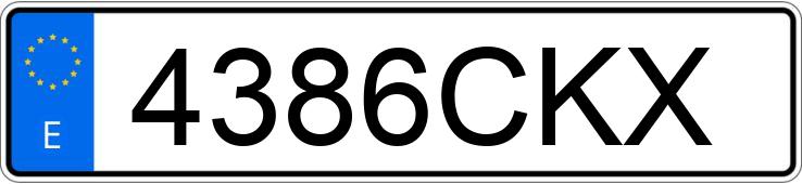 Numer rejestracyjny 4386CKX posiada BMW SERIE 5