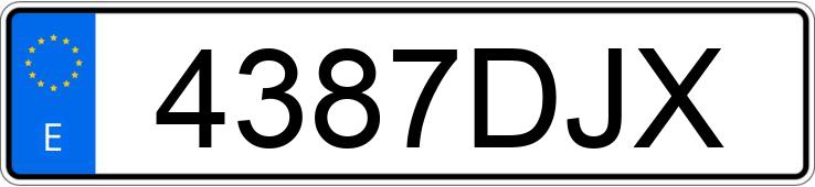 Numer rejestracyjny 4387DJX posiada VOLKSWAGEN PASSAT Numer rejestracyjny 4387DJX posiada VOLKSWAGEN PASSAT