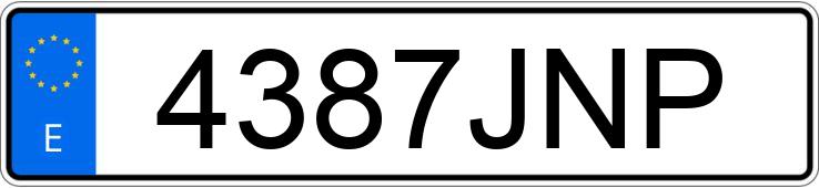 Numer rejestracyjny 4387JNP posiada MINI MINI