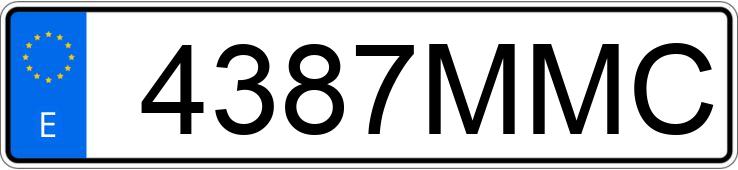 Numer rejestracyjny 4387MMC posiada PEUGEOT BOXER