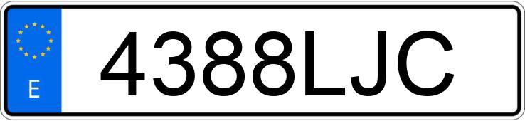 Numer rejestracyjny 4388LJC posiada CITROEN JUMPY